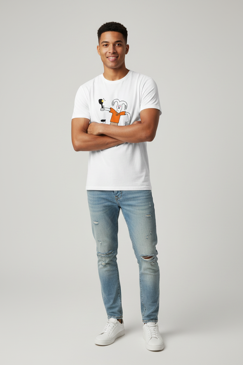 T-shirt Lapin - Mannequin homme