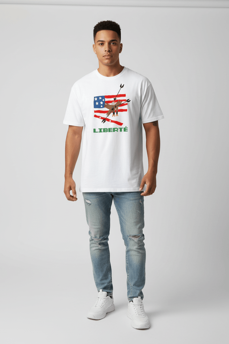 T-shirt US Fire aigle unisexe streetwear – ZEYKKA Studio

