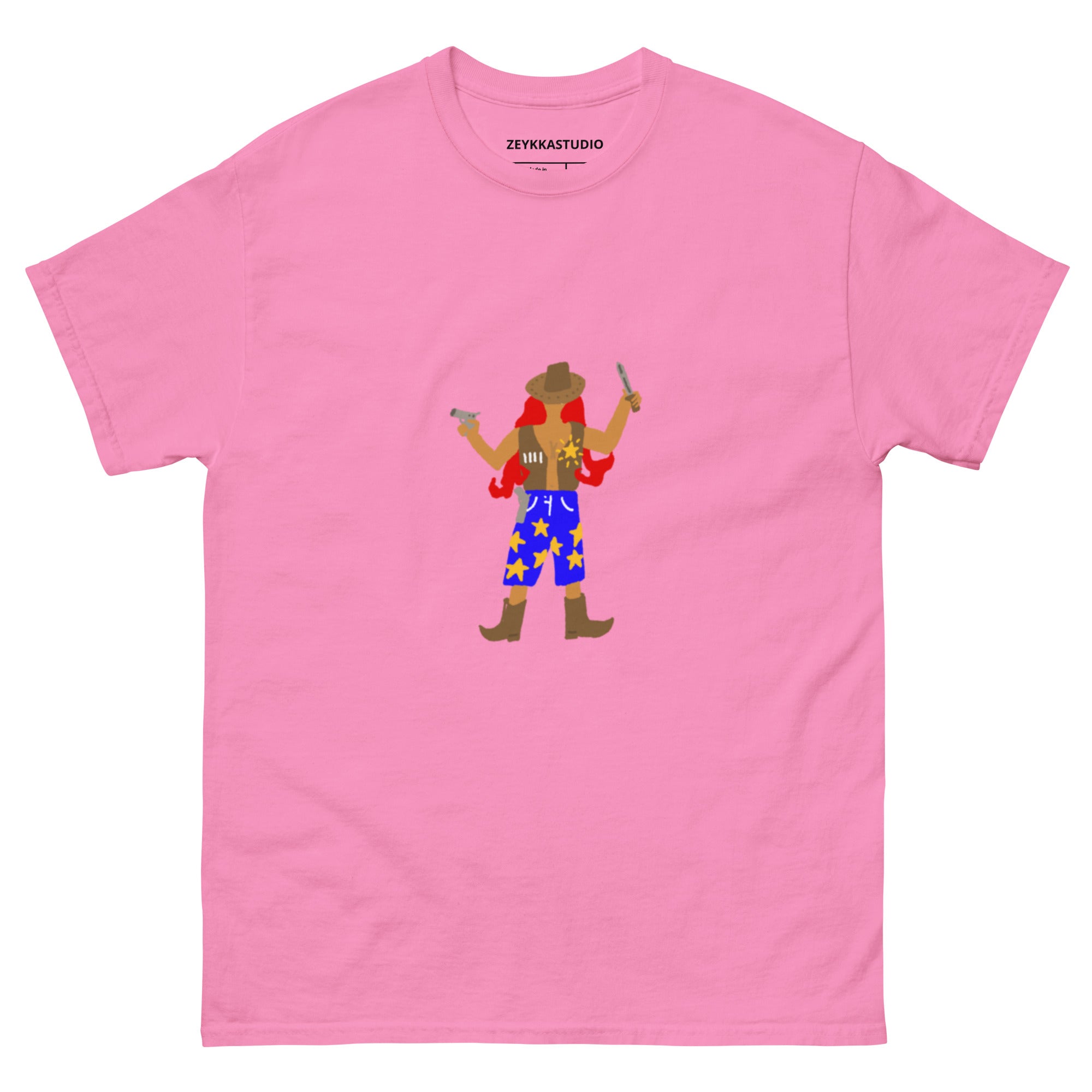 T-shirt cowboy unisexe Zeykka streetwear