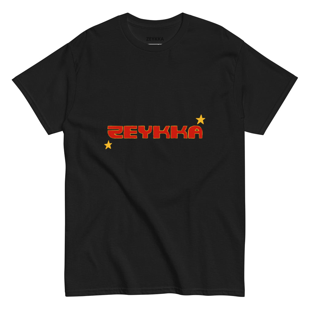 T-shirt brand rouge unisexe Zeykka streetwear